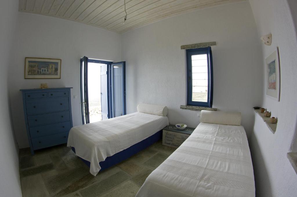 Posteľ alebo postele v izbe v ubytovaní Bioclimatic stone built villa