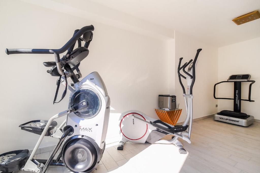 Fitness centrum a/nebo fitness zařízení v ubytování Ül Laghèe Blevio Apartments