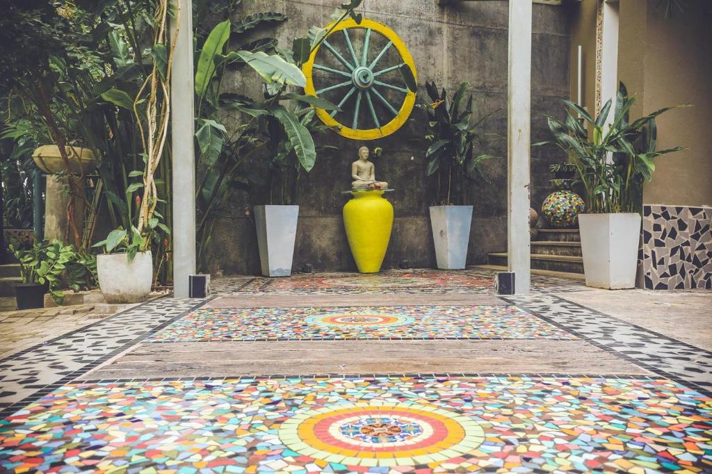Zahrada ubytování Aathma Colombo House