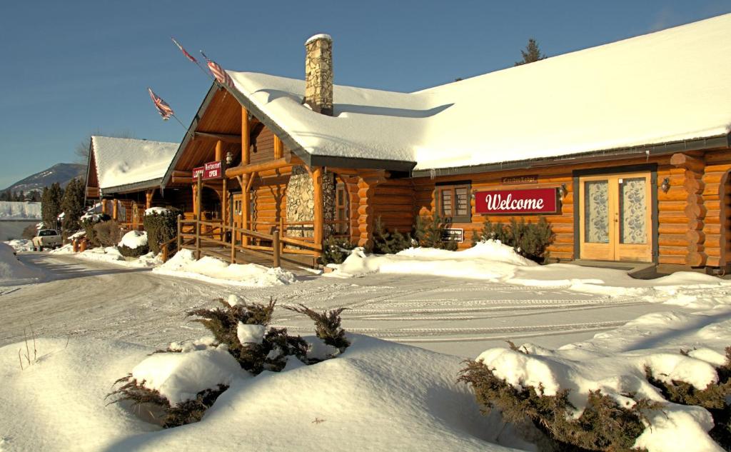 Cariboo Lodge v zimě