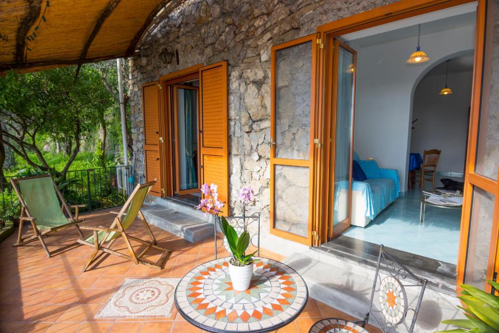 Posezení v ubytování Le Nereidi B&B