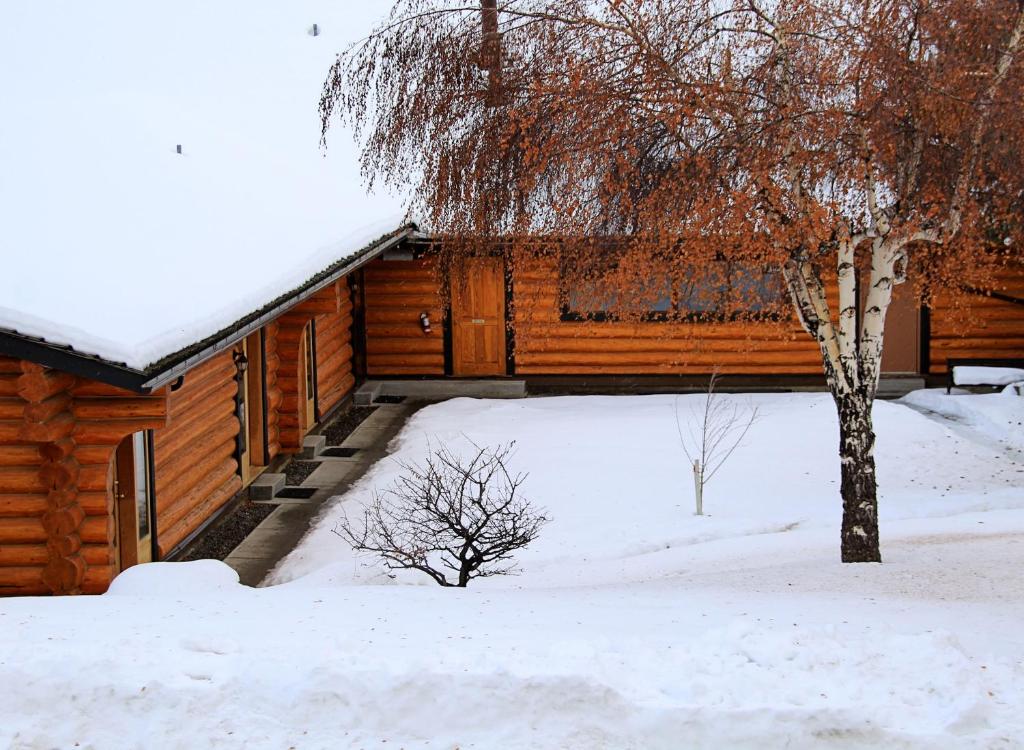 Cariboo Lodge v zimě