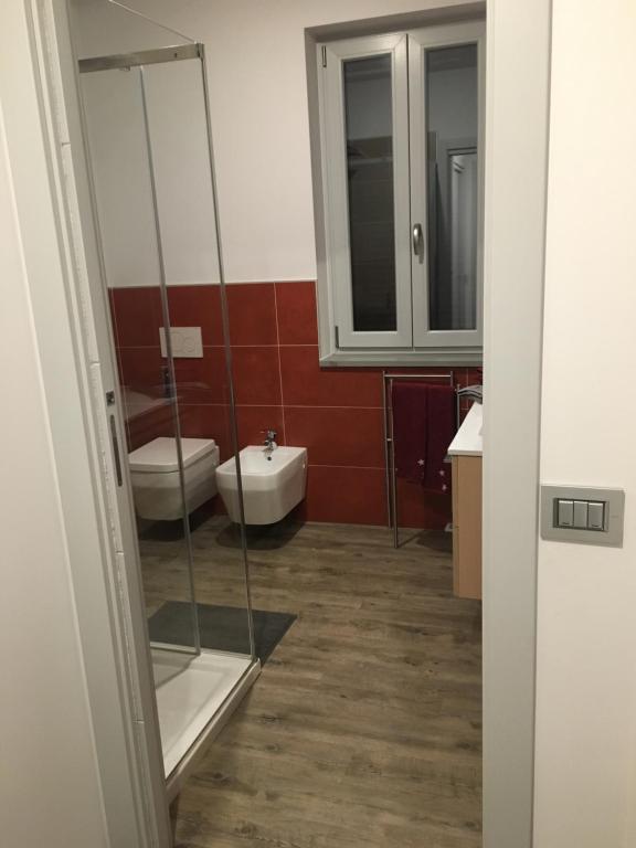 Koupelna v ubytování B&B ARCOBALENO