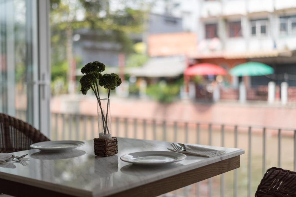 Balkón nebo terasa v ubytování Casa Vimaya Riverside