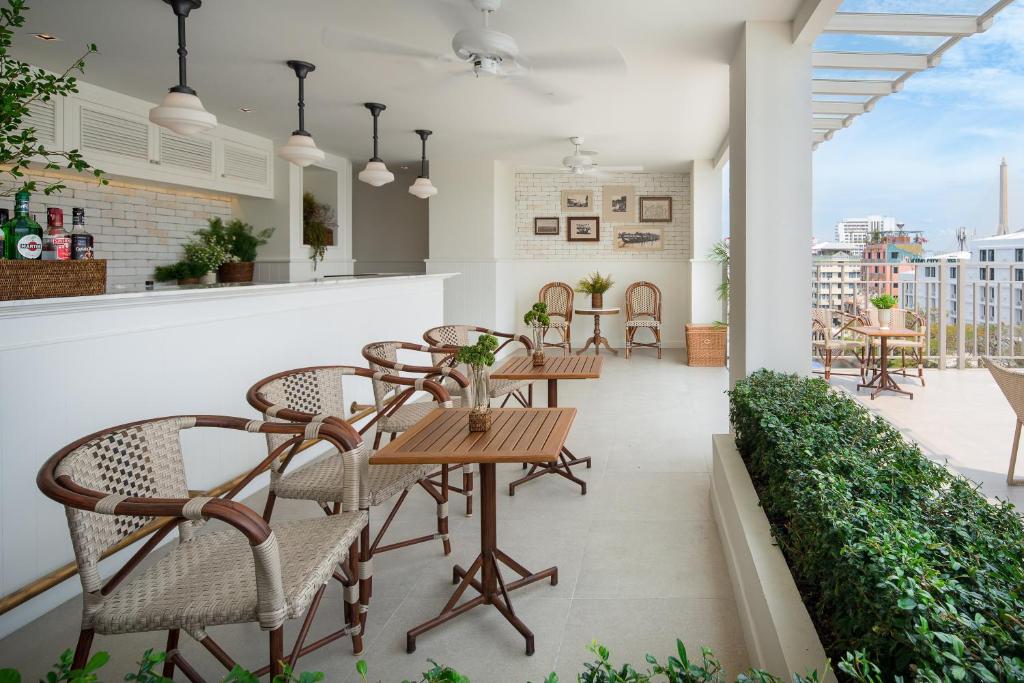Balkón nebo terasa v ubytování Casa Vimaya Riverside