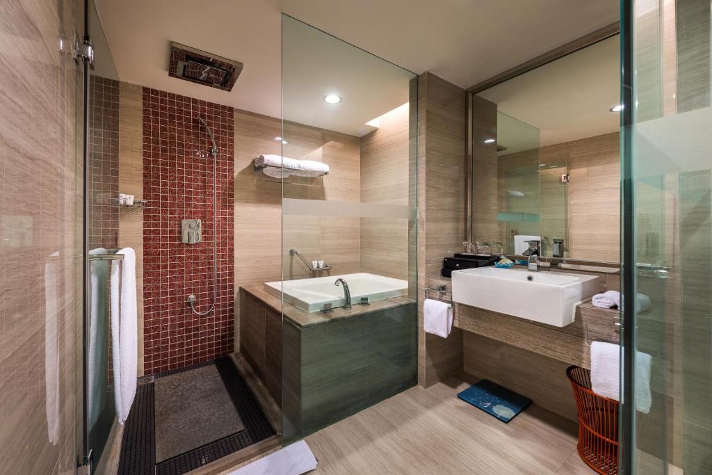 Koupelna v ubytování Grand Mercure Xiamen Downtown-Free Welcome Fruit & Metro Station