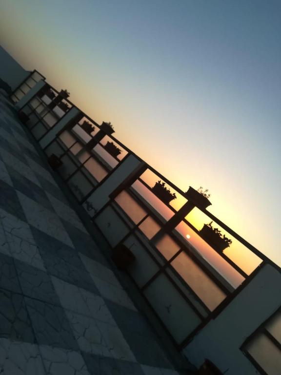 Rõdu või terrass majutusasutuses Samt Guest House
