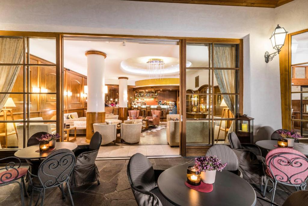 Posezení v ubytování Hotel Angelo Engel