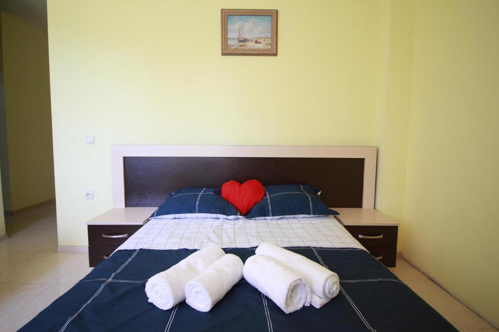 Postel nebo postele na pokoji v ubytování GALA Hotel Ureki