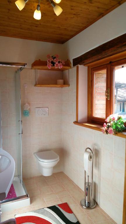Koupelna v ubytování Il Borgo dei Laghi