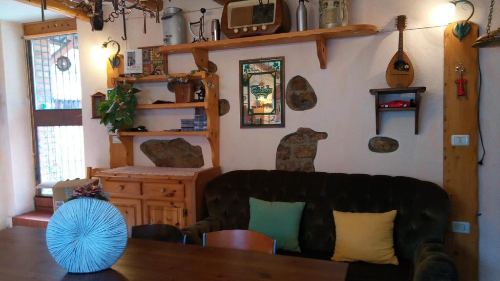 Posezení v ubytování Il Borgo dei Laghi