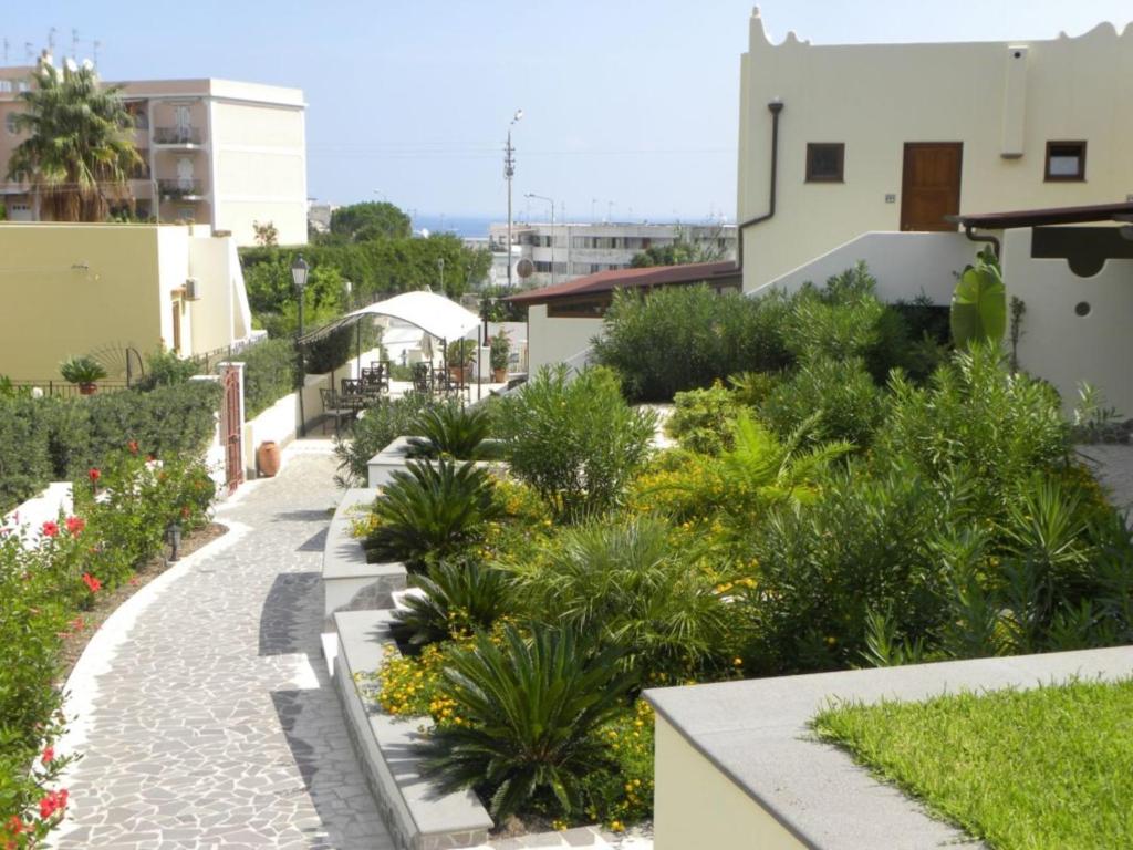 Zahrada ubytování Hotel Borgo Eolie