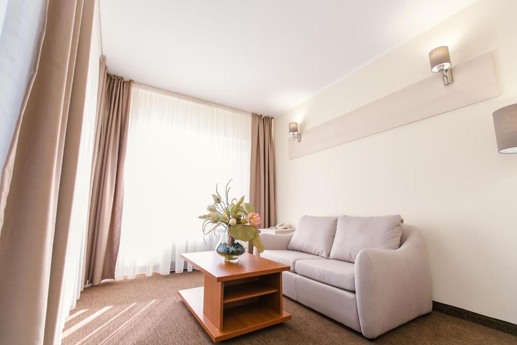 Posezení v ubytování Hotel Nufarul