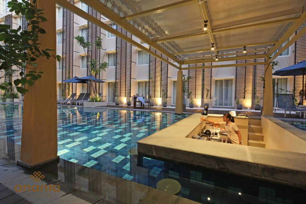 Bazén v ubytování Ananta Legian Hotel nebo v jeho okolí
