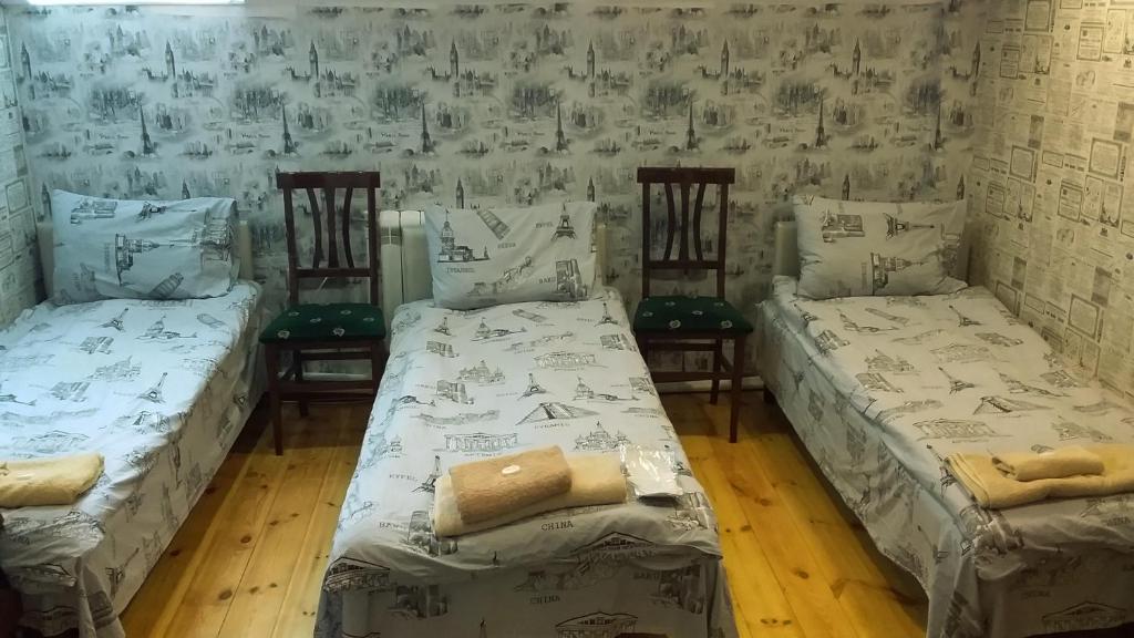 Postel nebo postele na pokoji v ubytování CTH-Baku-Hostel
