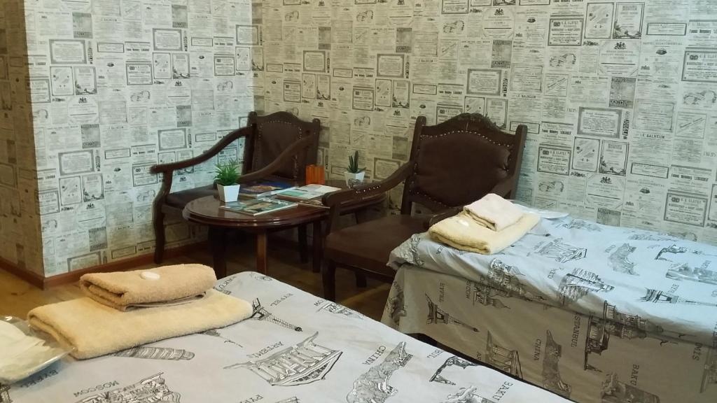 Postel nebo postele na pokoji v ubytování CTH-Baku-Hostel
