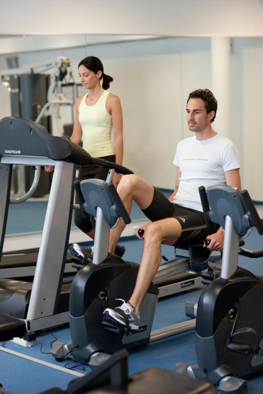Fitness centrum a/nebo fitness zařízení v ubytování Residence Hotel Gasser