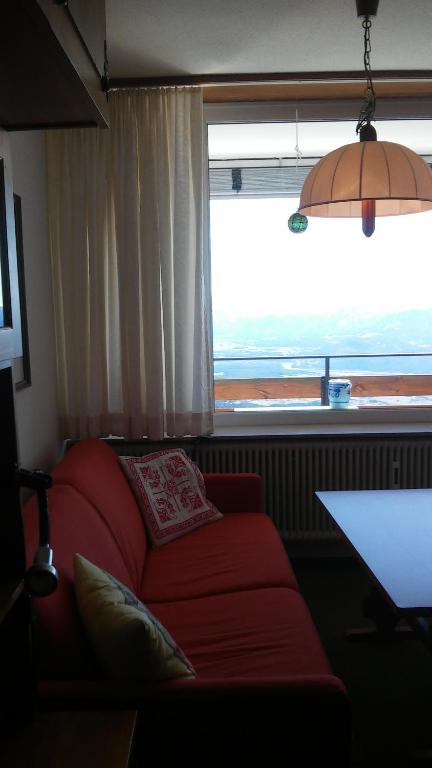 Χώρος καθιστικού στο Ferienwohnung im Haus Edelweiss