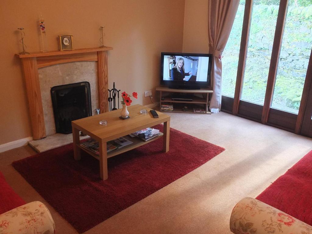 TV a/nebo společenská místnost v ubytování Trefoil Holiday Home