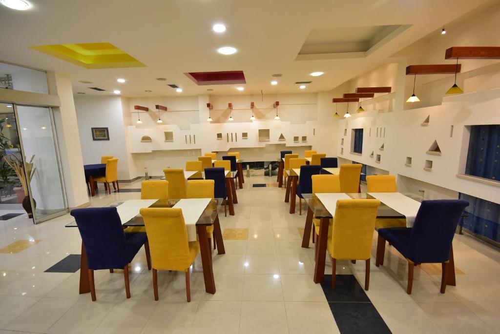 Istumisnurk majutusasutuses Hotel Hecco