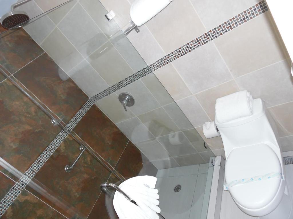 Koupelna v ubytování Baja Inn Hoteles Rio