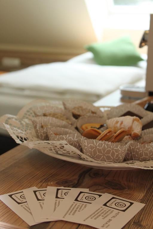 Postel nebo postele na pokoji v ubytování Hotel Braun