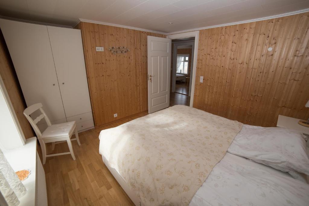 Postel nebo postele na pokoji v ubytování Gamla Rif
