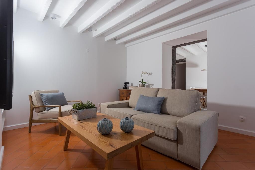 Posezení v ubytování Quinta de Santa Clara