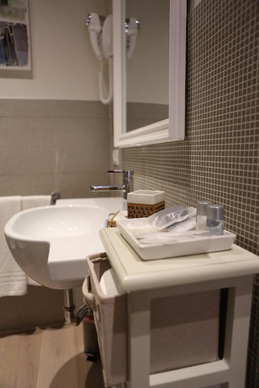 A bathroom at Quartopiano Guesthouse