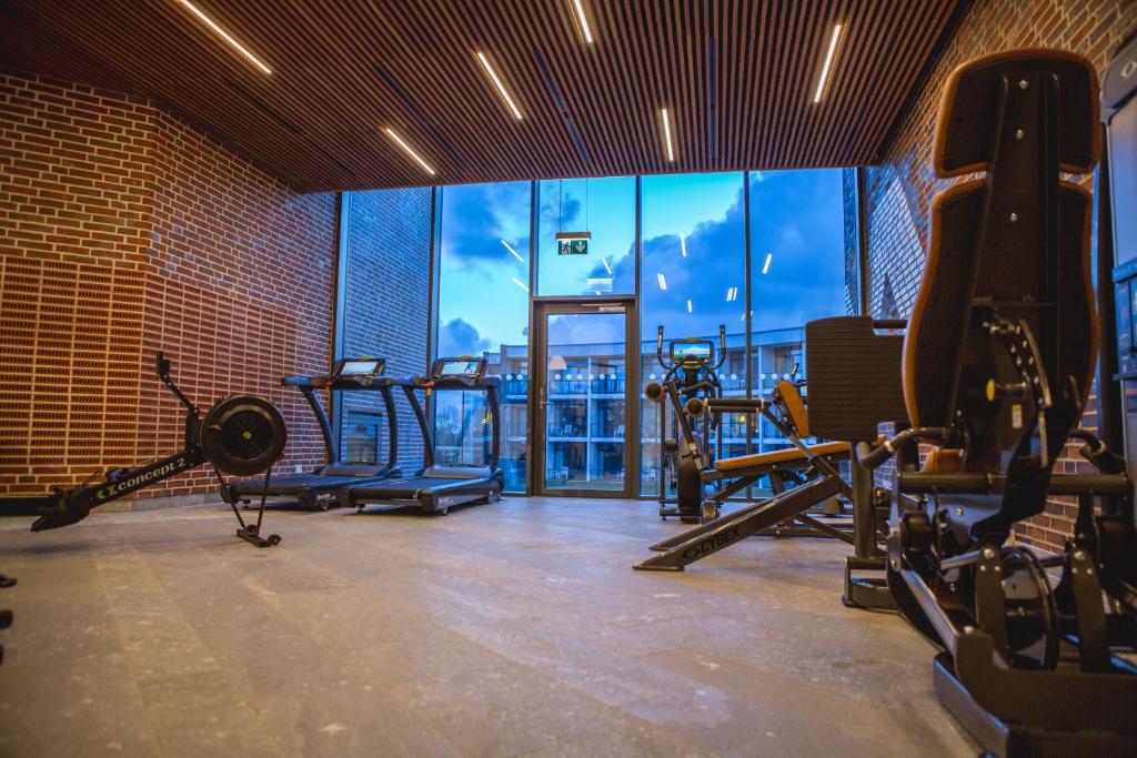 Fitness centrum a/nebo fitness zařízení v ubytování Nyborg Strand Hotel & Konference