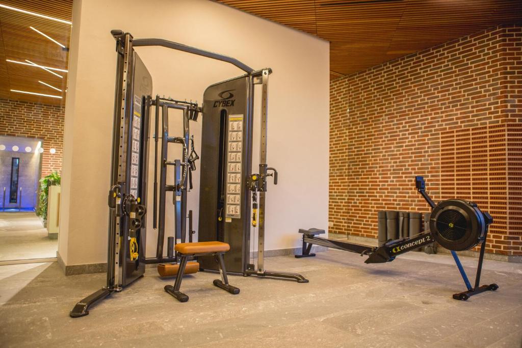 Fitness centrum a/nebo fitness zařízení v ubytování Nyborg Strand Hotel & Konference