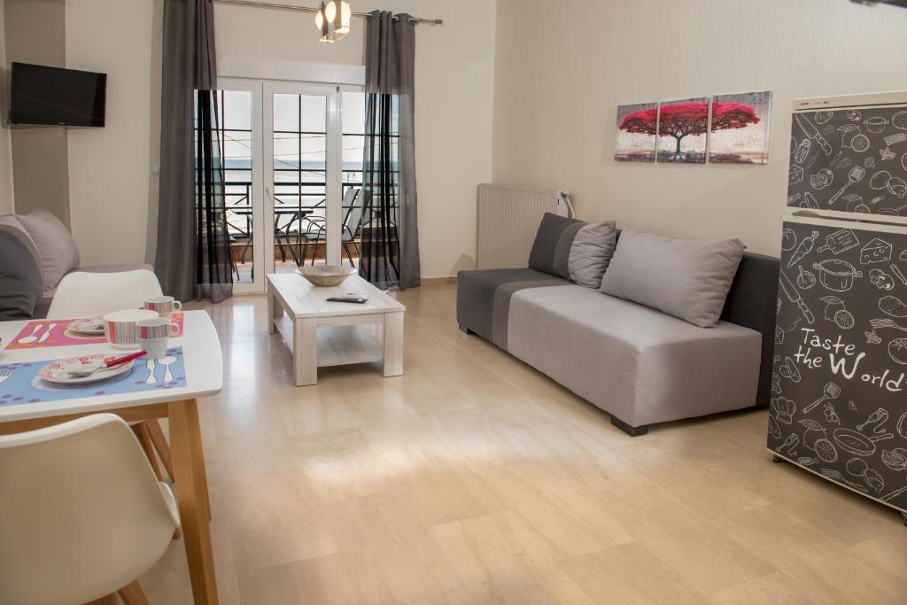 Posezení v ubytování Varka Apartment