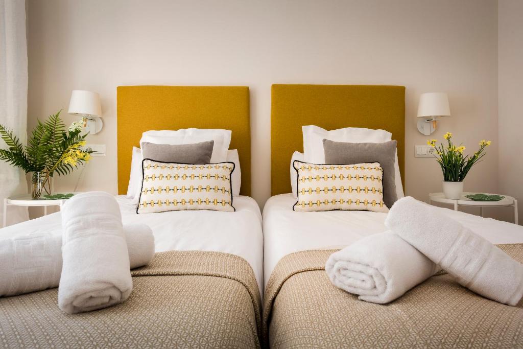 Posteľ alebo postele v izbe v ubytovaní Genteel Home Picasso