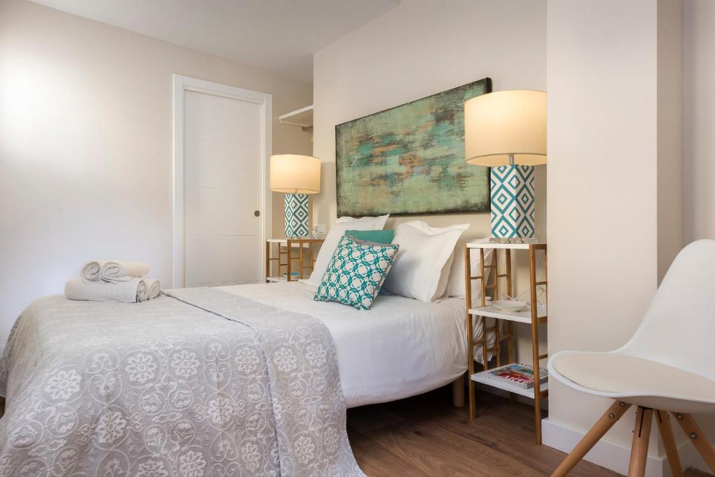 Posteľ alebo postele v izbe v ubytovaní Genteel Home Picasso