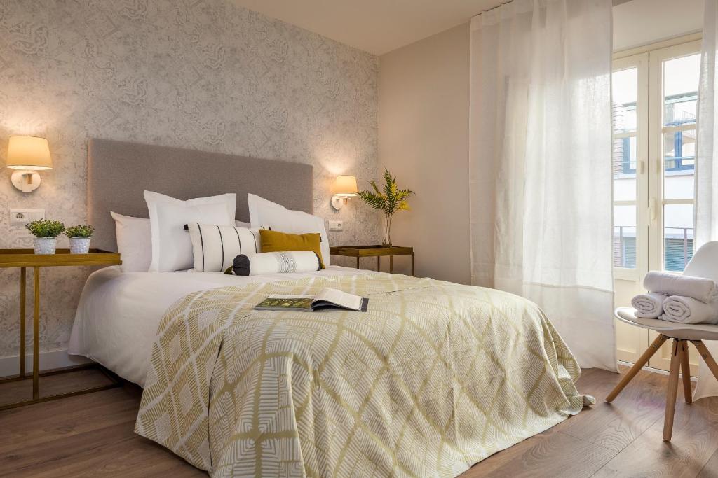 Posteľ alebo postele v izbe v ubytovaní Genteel Home Picasso