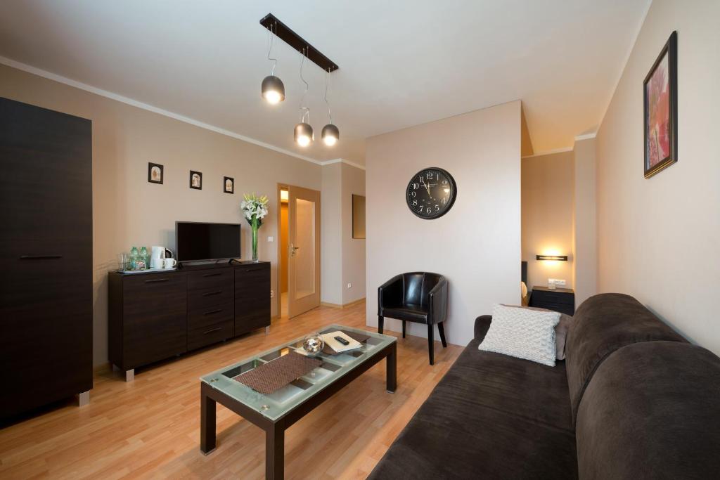 Posezení v ubytování B2B Apartments