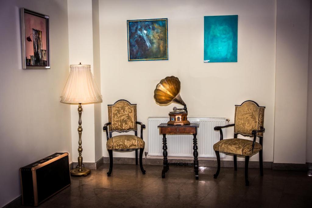 Posezení v ubytování Hotel Seven
