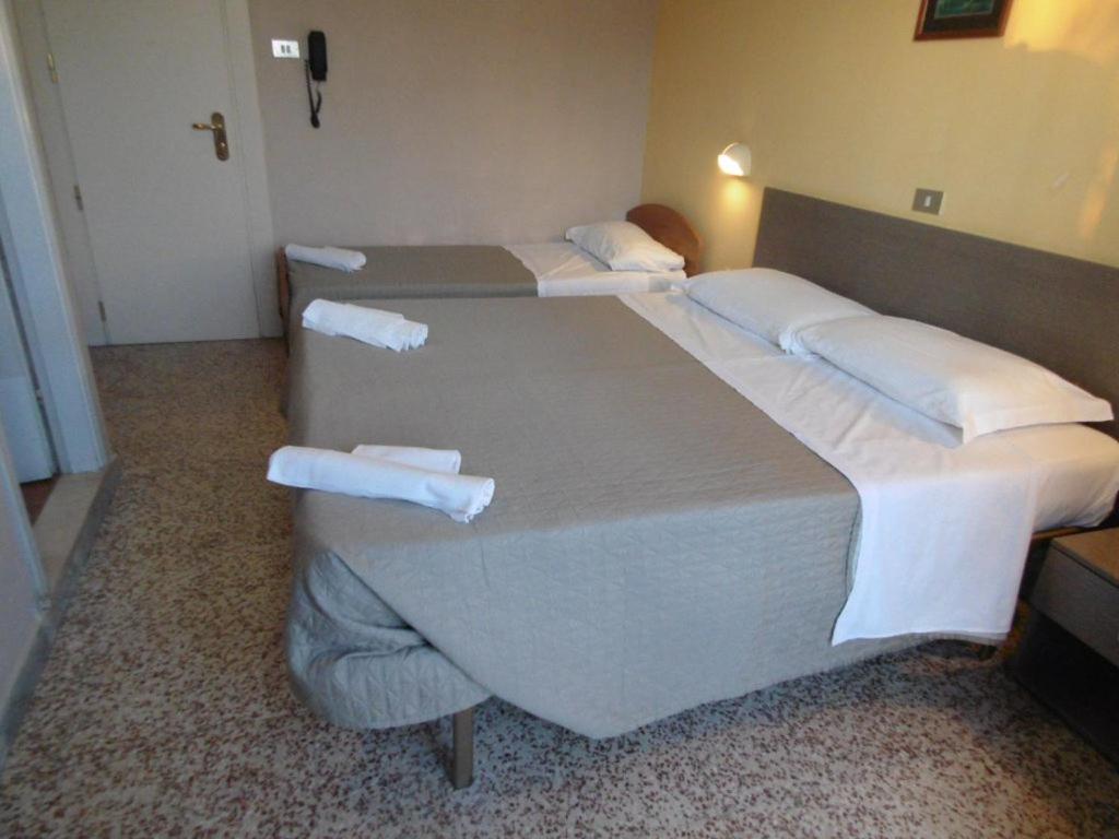 Postel nebo postele na pokoji v ubytování Hotel Britta