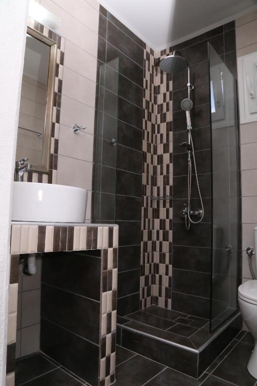 Koupelna v ubytování R&K Suites
