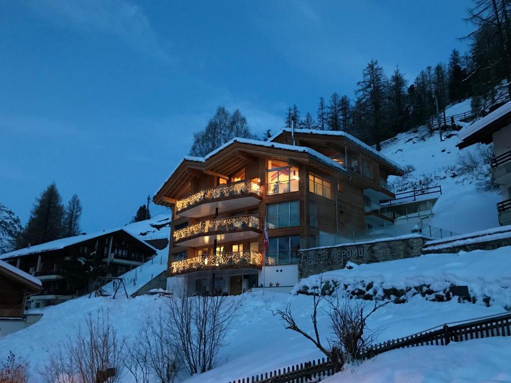 Chalet Nepomuk v zimě