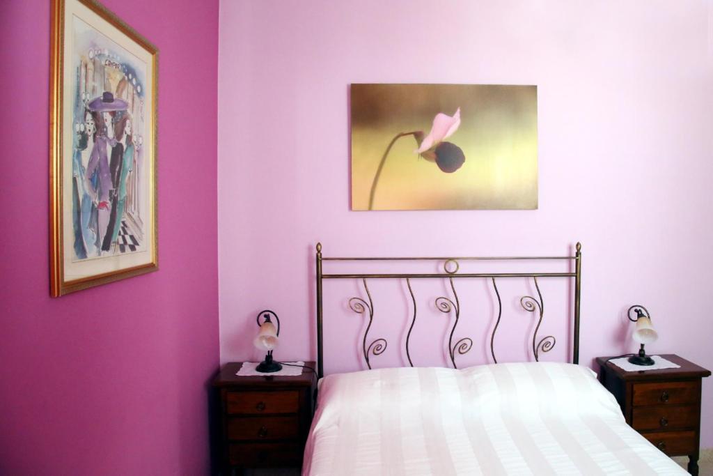 Postel nebo postele na pokoji v ubytování B&B Borgosolare