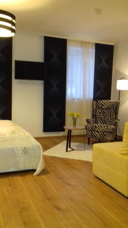 Postel nebo postele na pokoji v ubytování Guest House Klaudija