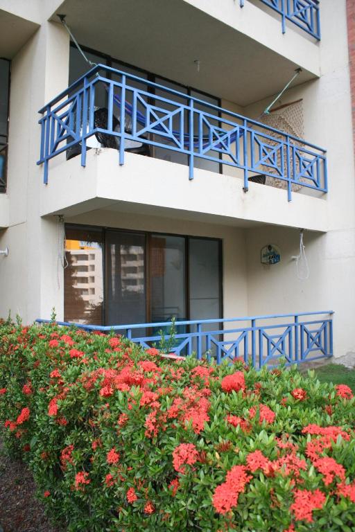 Balkón nebo terasa v ubytování girardot resort apto102