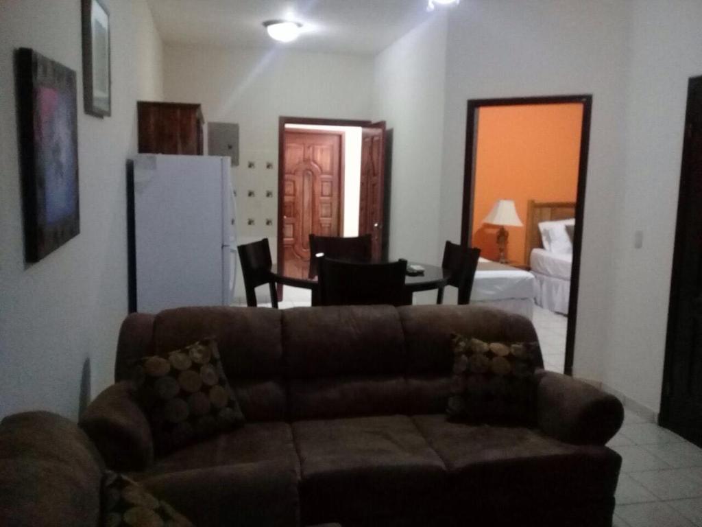 Posezení v ubytování Apartamentos del Puerto