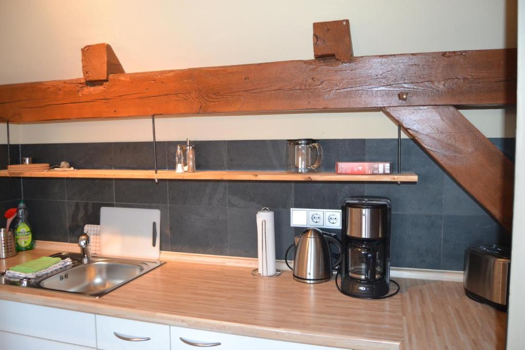 Alte Schule Reichenwalde - Appartement Met 1 Slaapkamer En Slaapbank