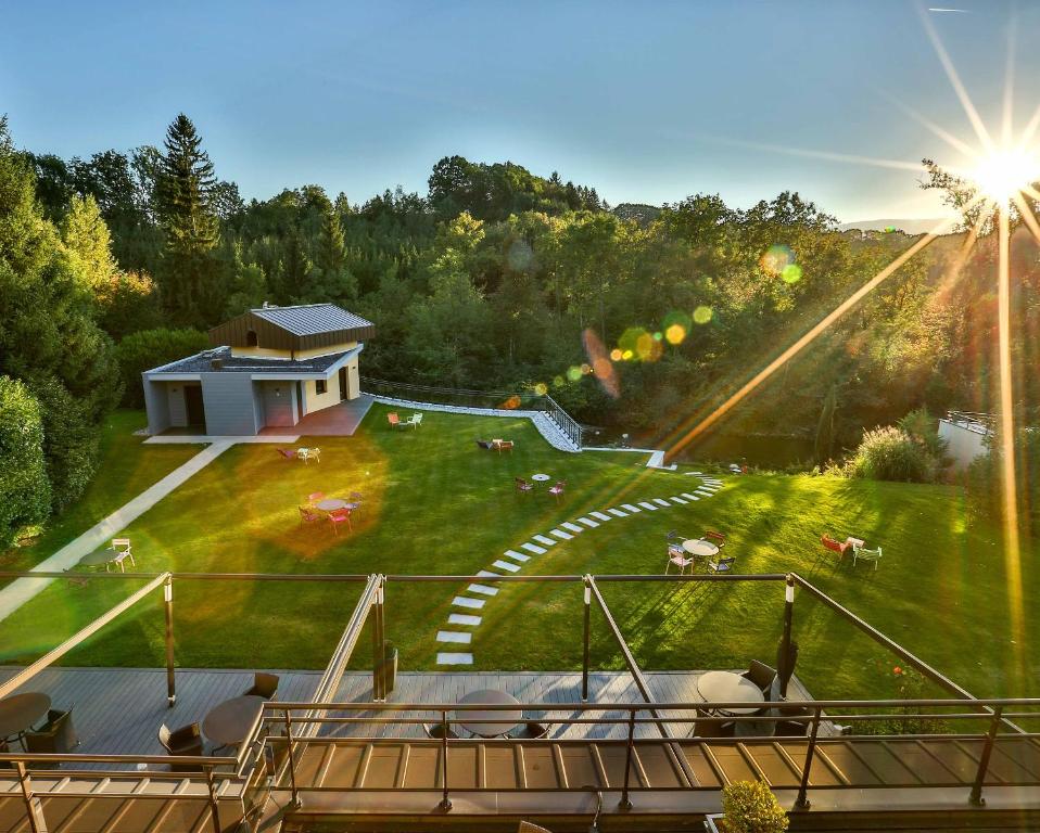 Zahrada ubytování Hôtel Baud - Teritoria