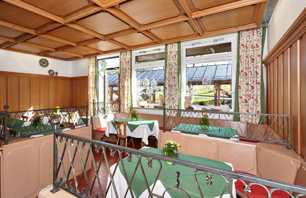 Restaurace v ubytování AURA-HOTEL Saulgrub