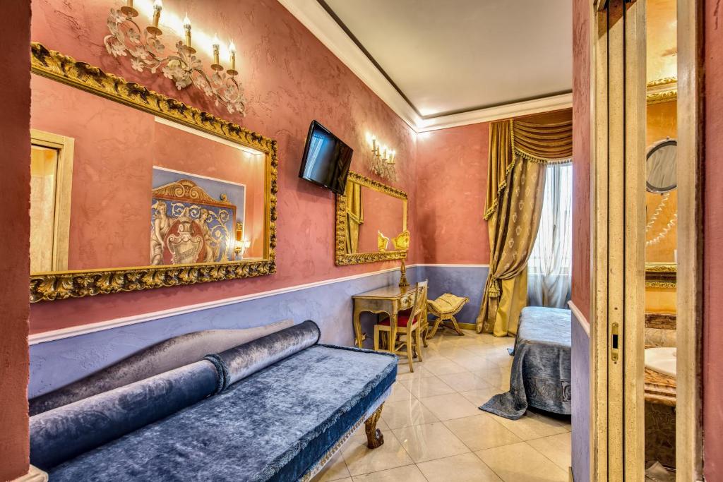 Posezení v ubytování Romanico Palace Luxury Hotel & SPA