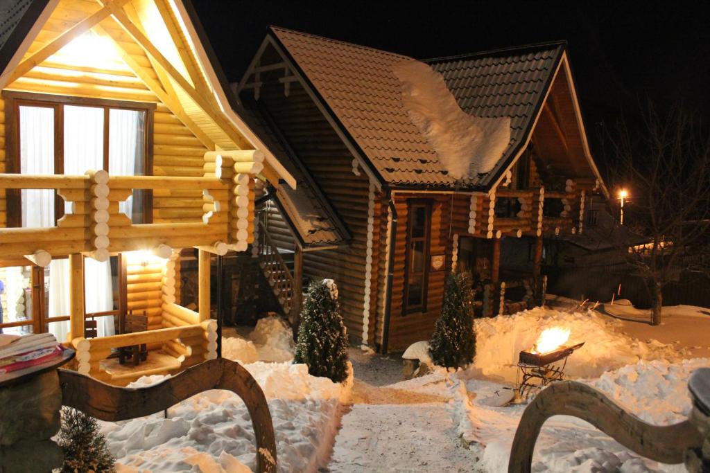 Oberig Apartmens v zimě