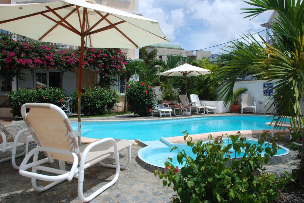 Bazén v ubytování Residence Capri - Mont Choisy nebo v jeho okolí